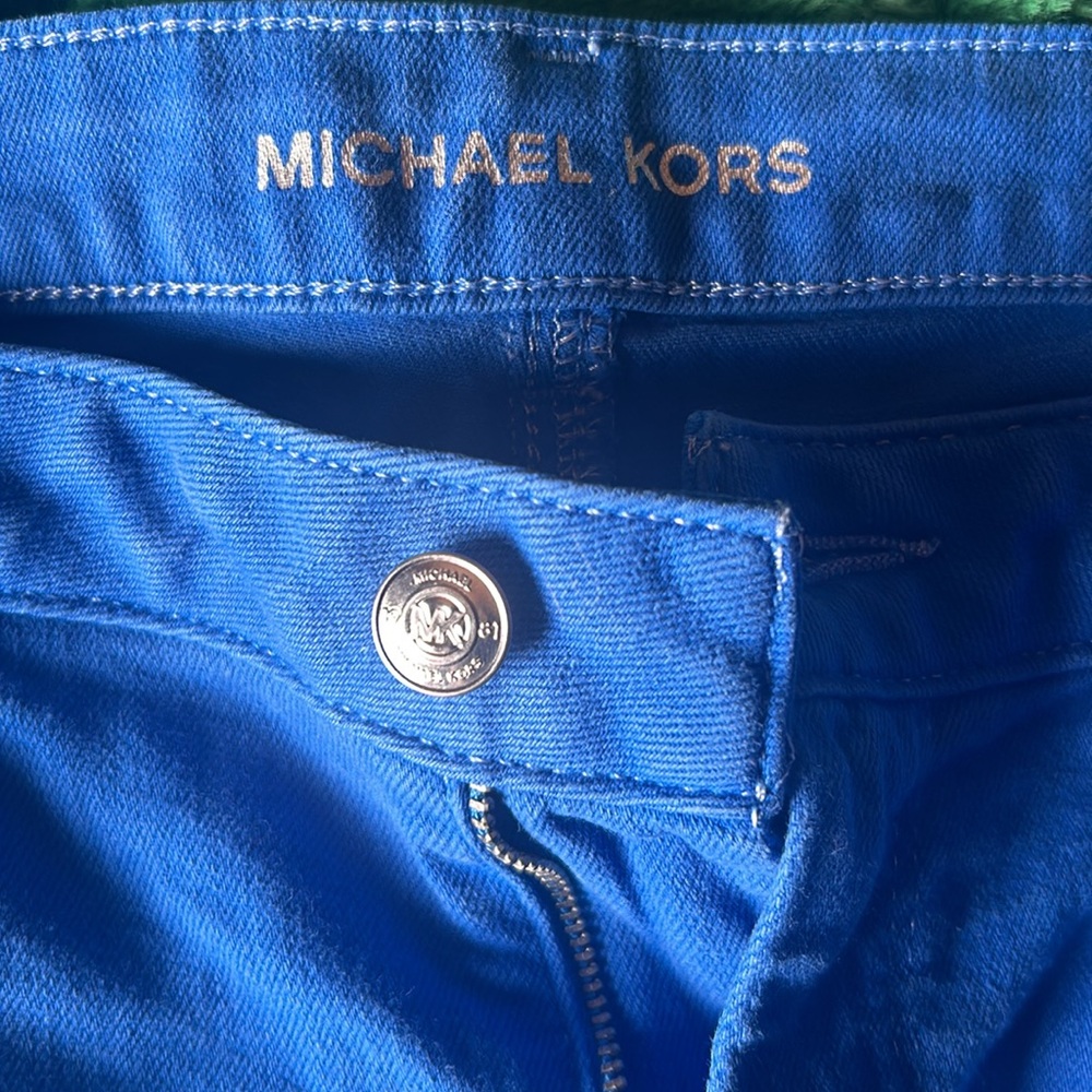 Michael Kors blue pants-size 10 - Picture 2 of 7